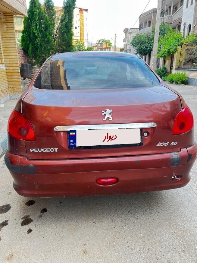 پژو ۲۰۶ صندوق دار v1 - 1386
