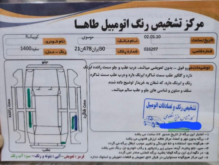 کوییک R دنده‌ای - 1400