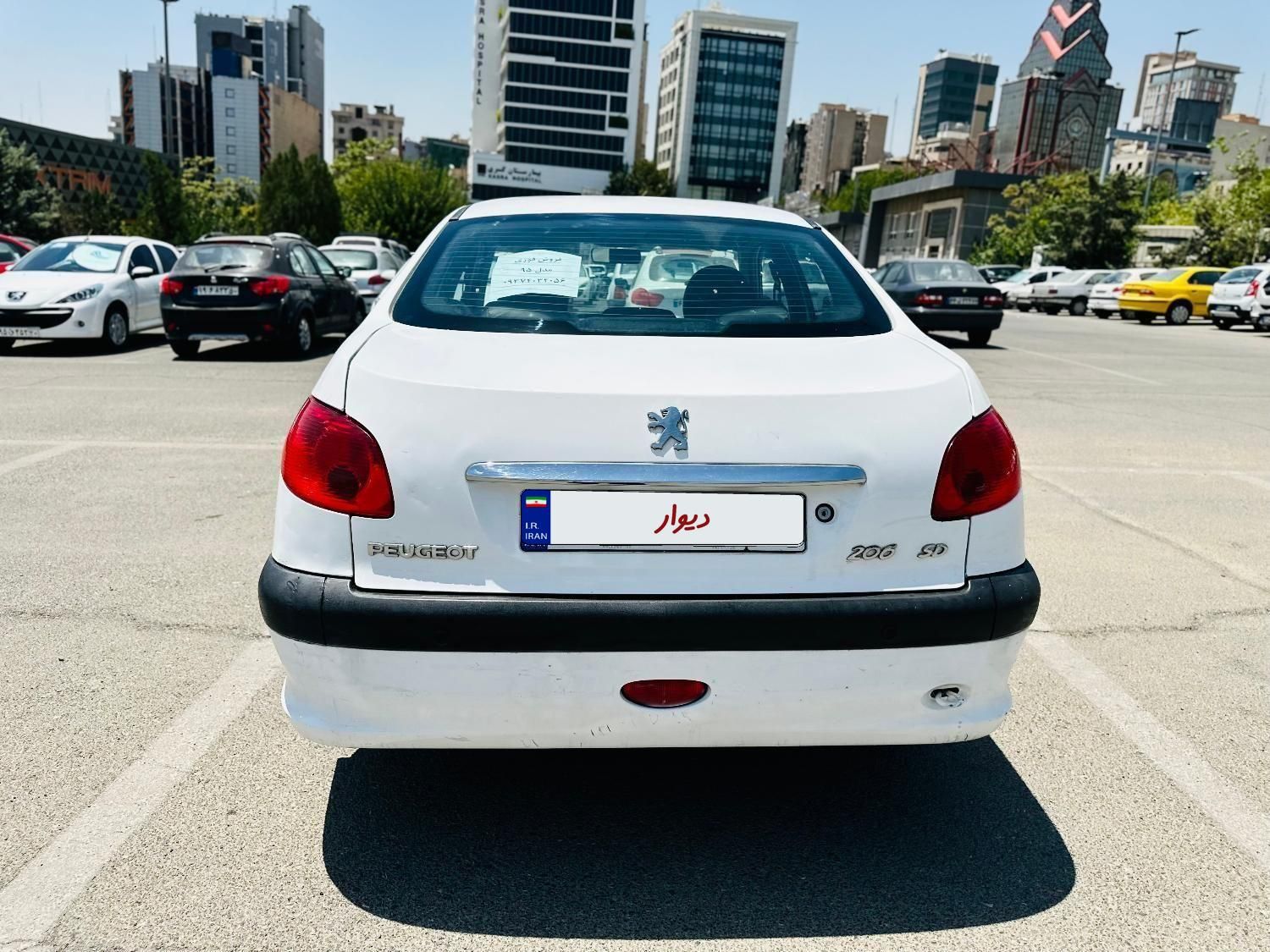 پژو ۲۰۶ صندوق دار v8 - 1395