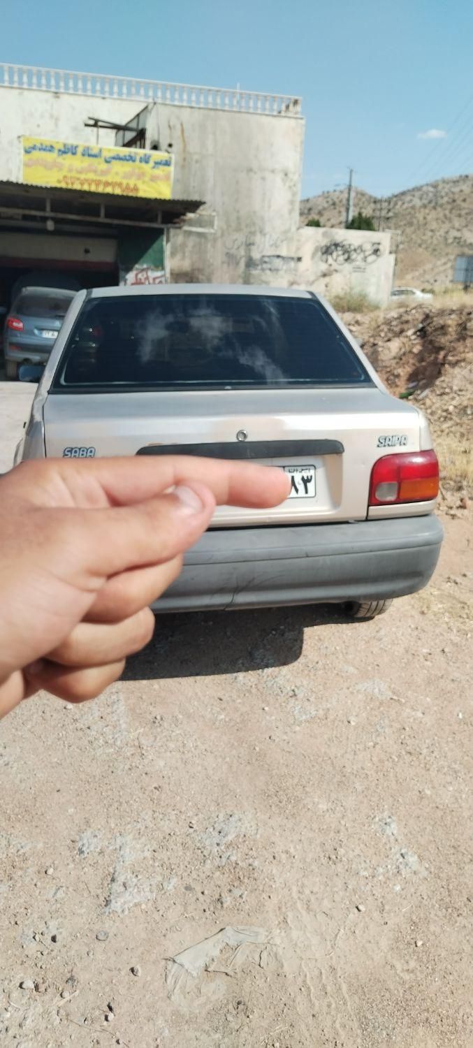 پراید صبا بنزینی - 1387