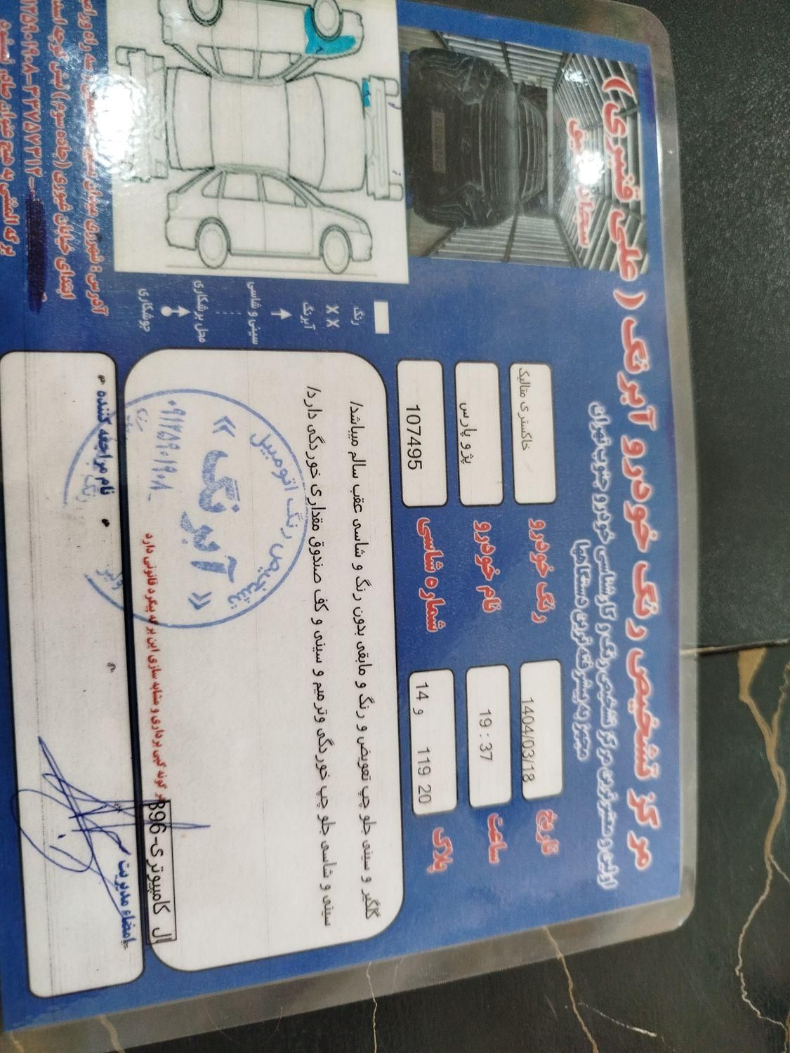 پژو پارس ELX-XU7P سفارشی - 1393
