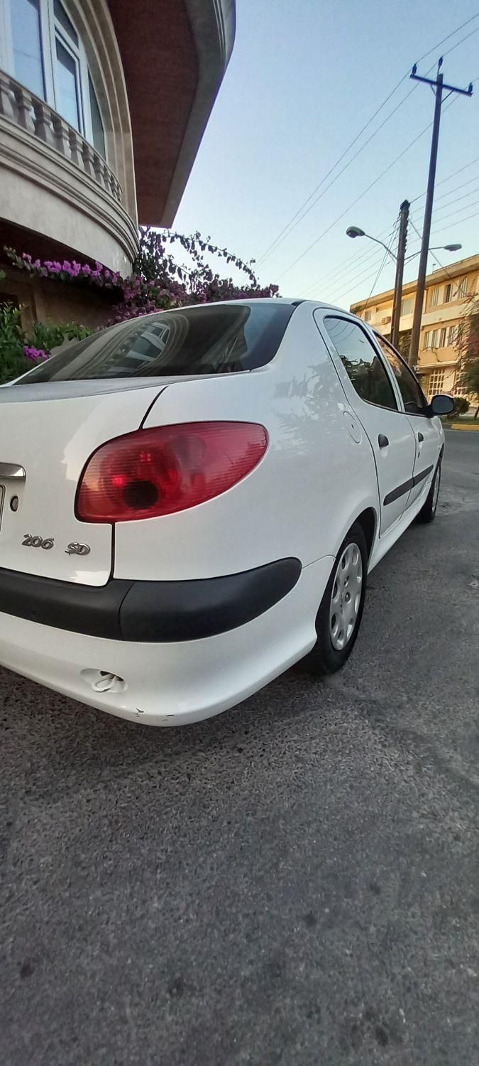 پژو ۲۰۶ صندوق دار v8 - 1396