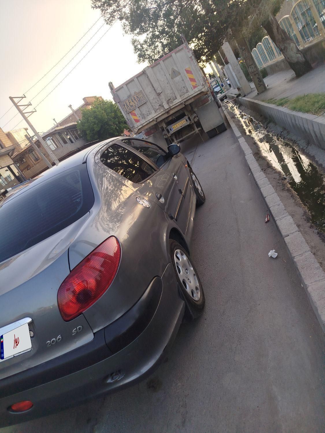 پژو ۲۰۶ صندوق دار v8 - 1386