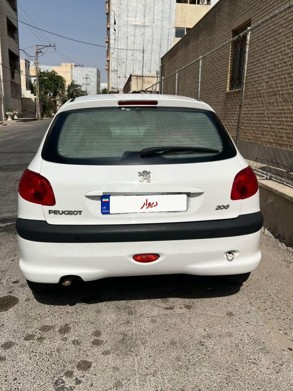 پژو 206 تیپ 3 - 1395