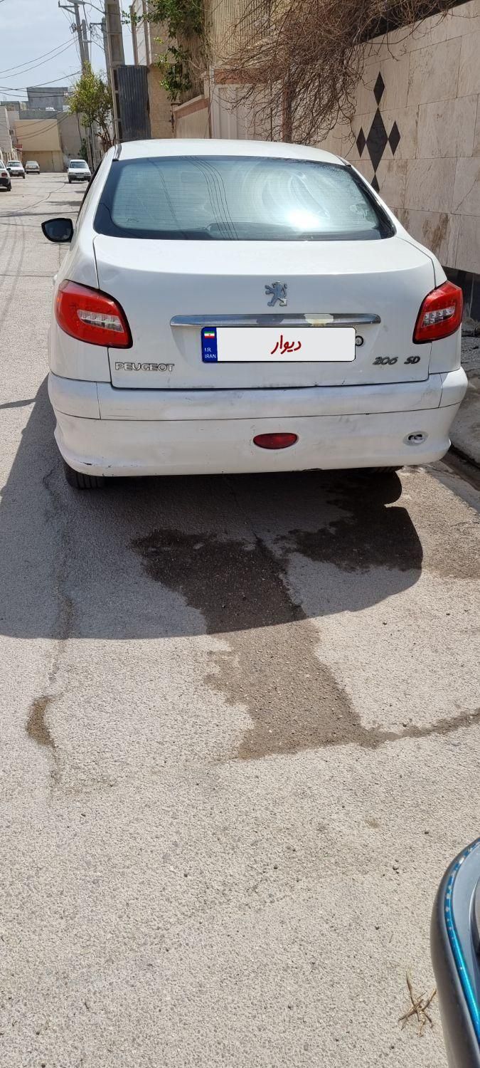 پژو ۲۰۶ صندوق دار v8 - 1388