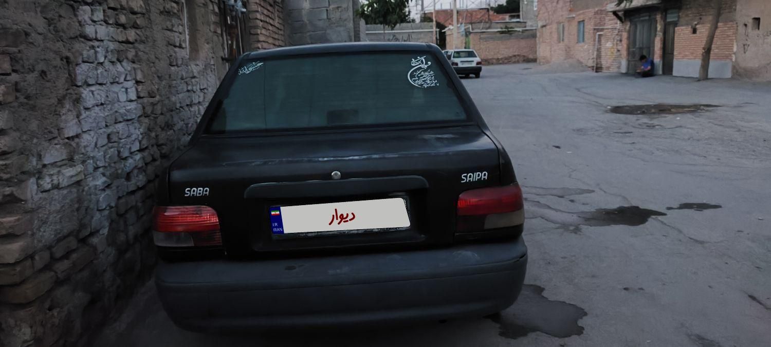 پراید صبا بنزینی - 1386