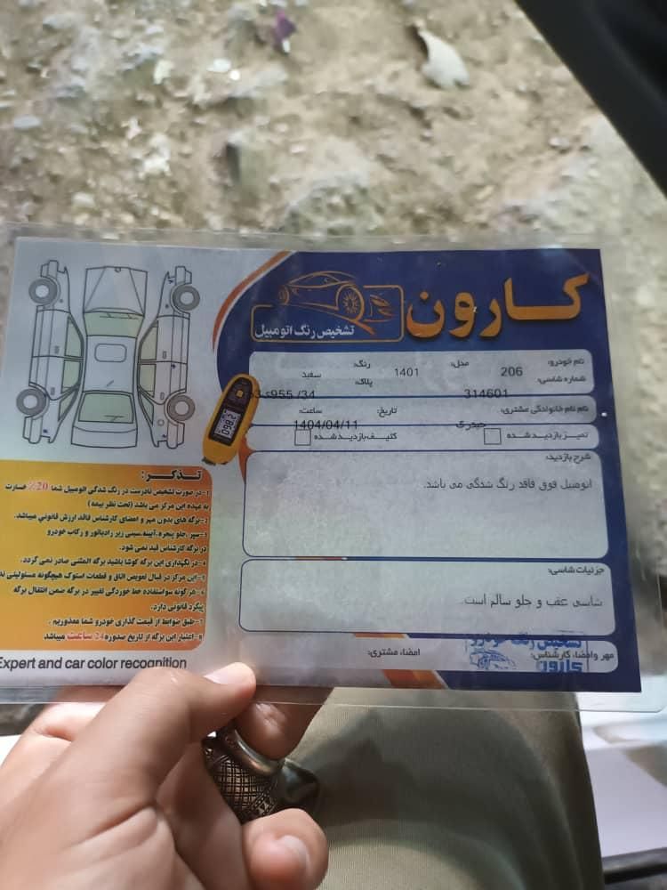 پژو 206 تیپ 2 - 1401