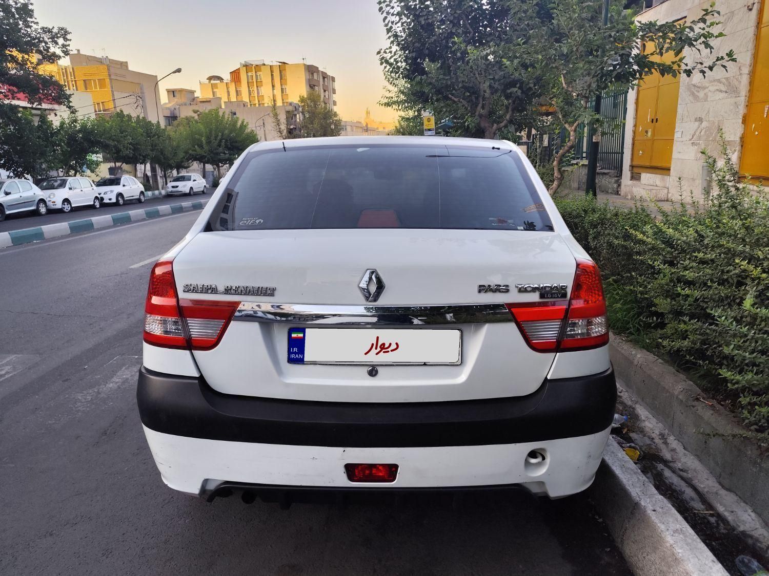 رنو پارس تندر گیربکس JHQ + مولتی مدیا - 1396