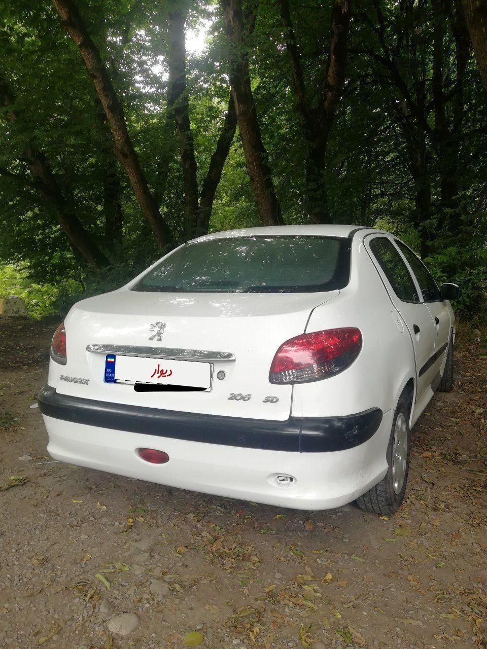 پژو ۲۰۶ صندوق دار v8 - 1394