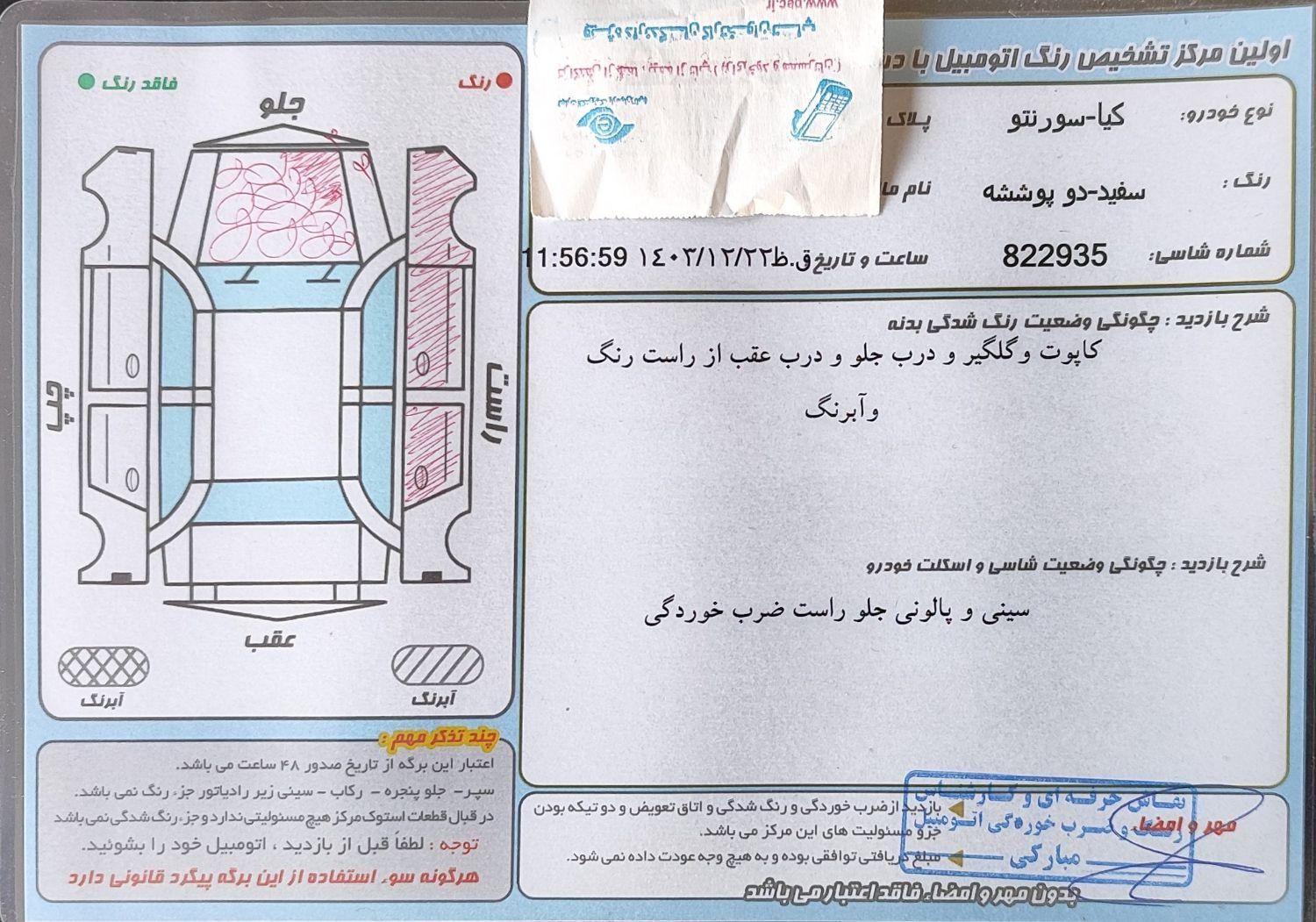 کیا سورنتو فول EX - 2008