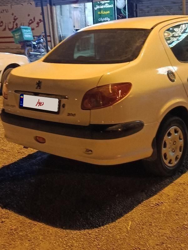 پژو ۲۰۶ صندوق دار v20 - 1388