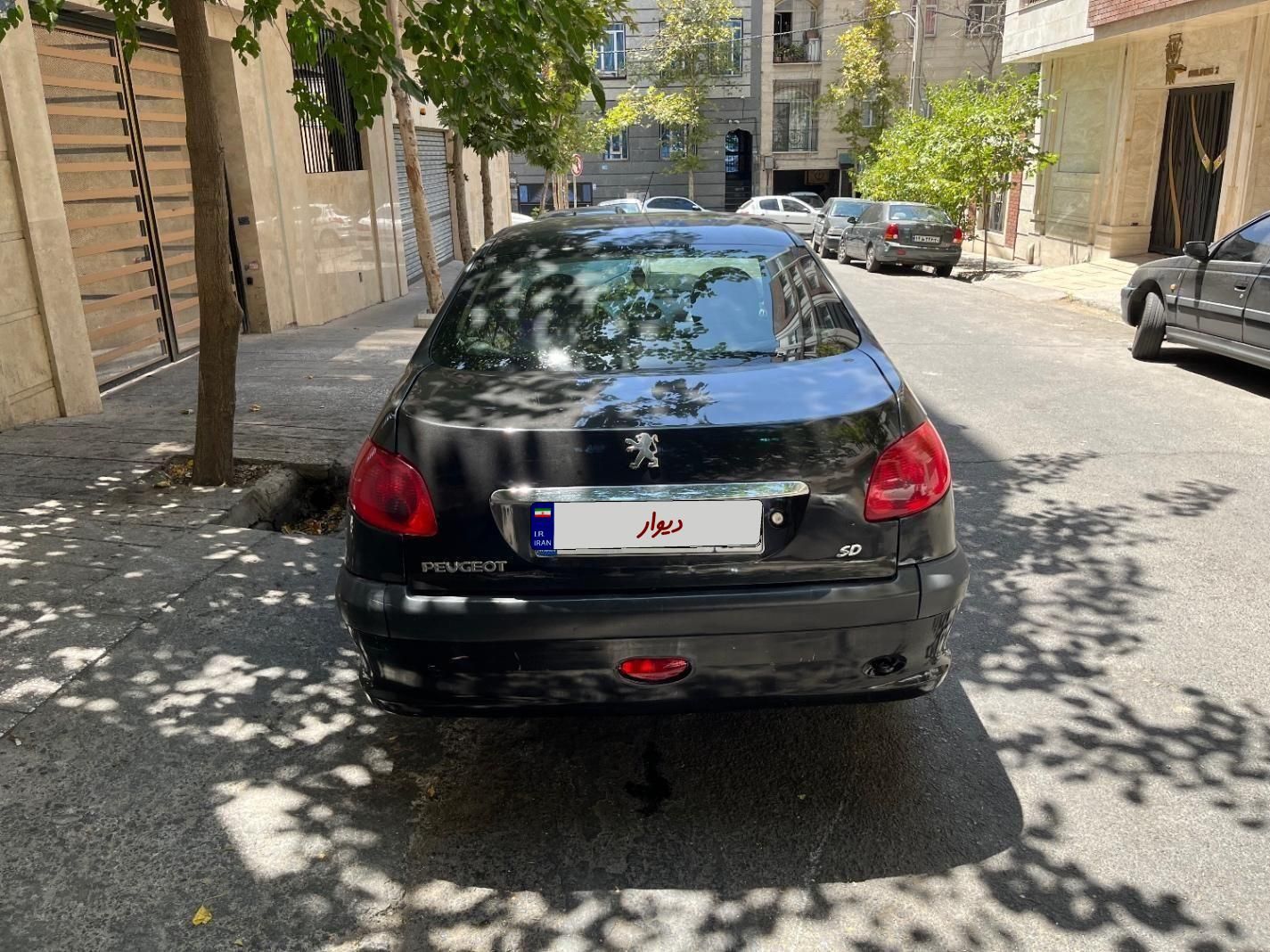 پژو ۲۰۶ صندوق دار v8 - 1388