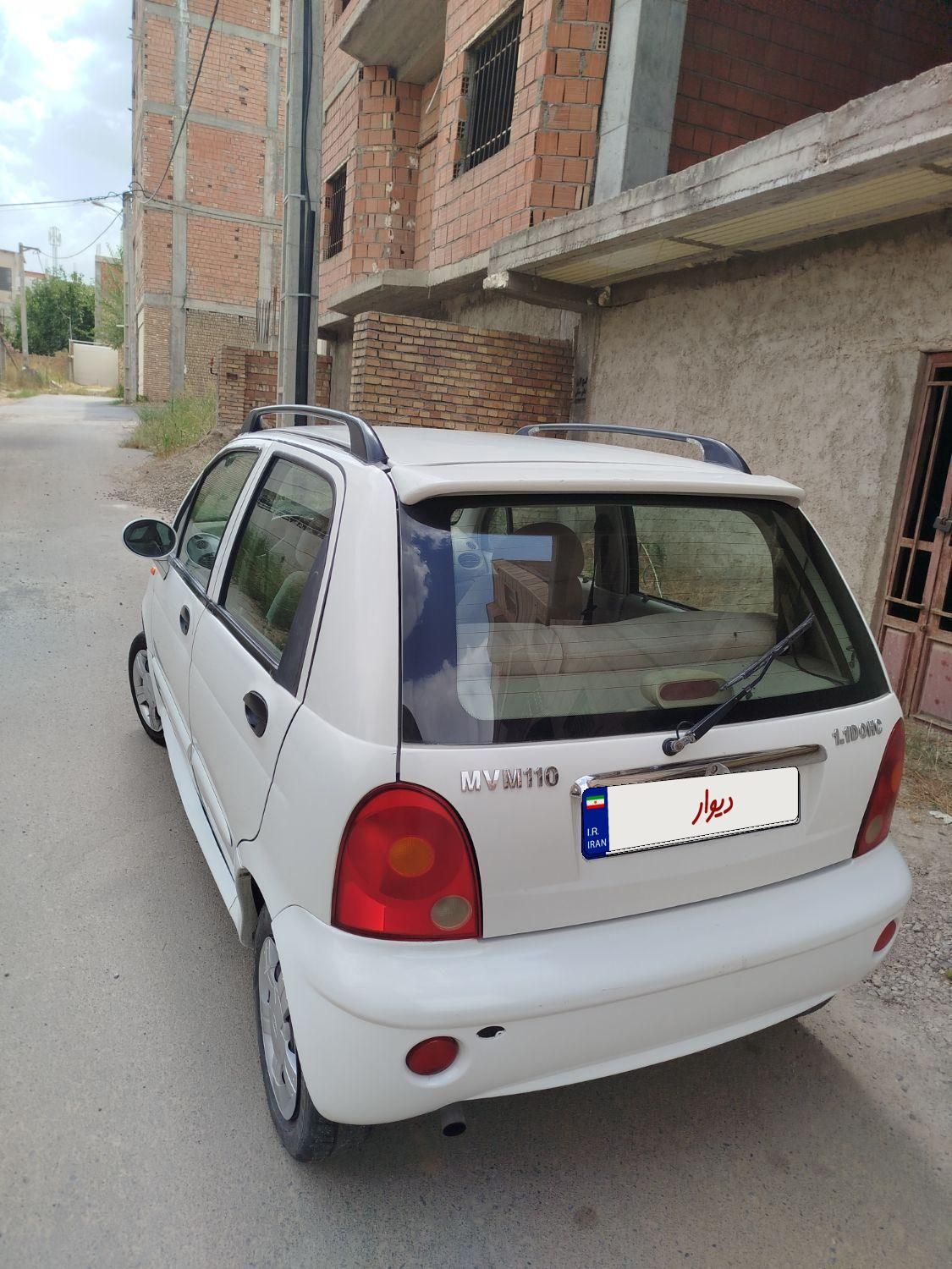 ام وی ام 110 چهار سیلندر دنده ای - 1393