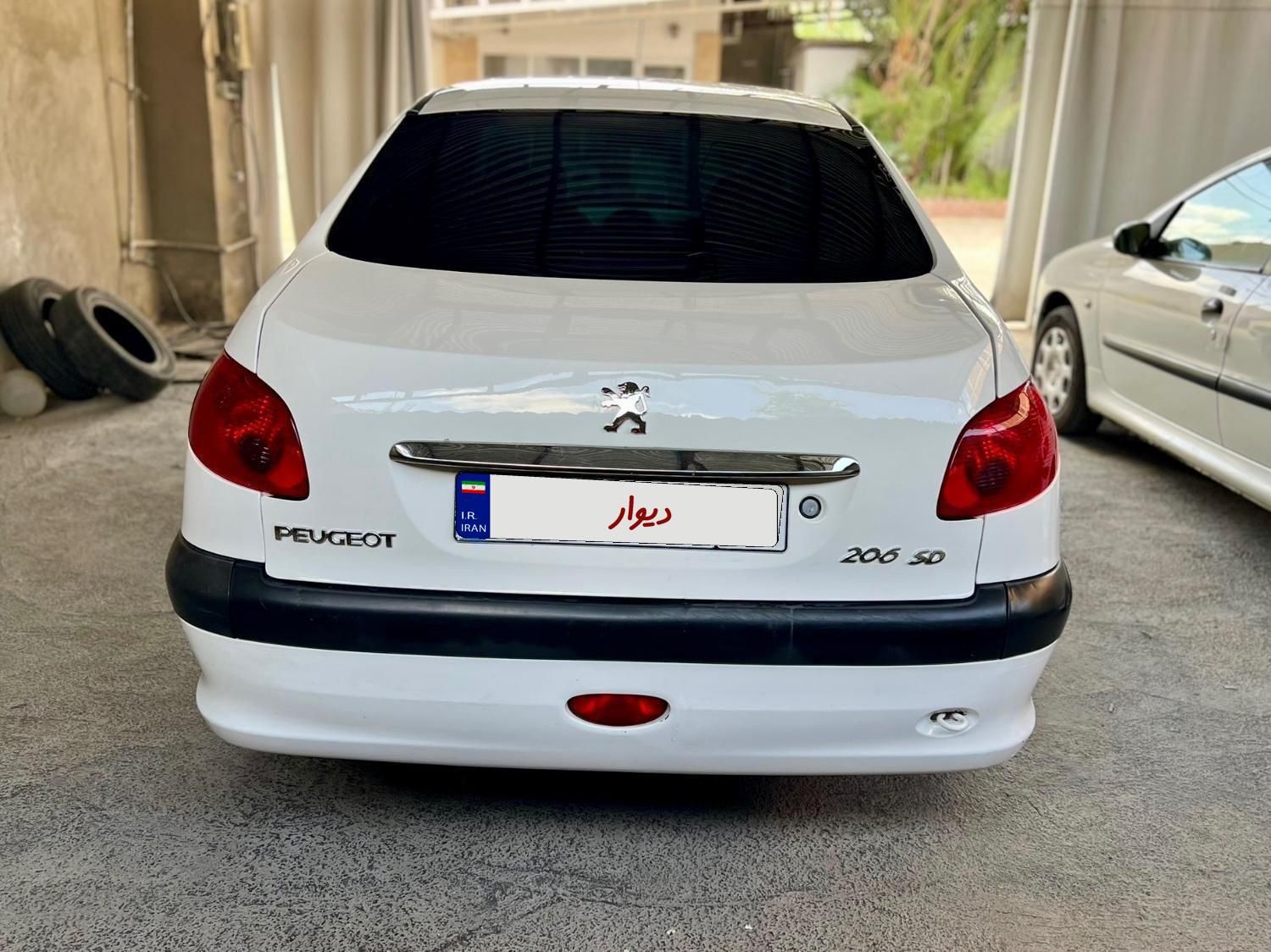 پژو ۲۰۶ صندوق دار v20 - 1387