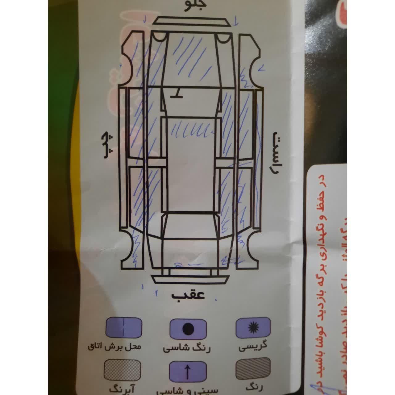 پژو پارس XU7ساده - 1388