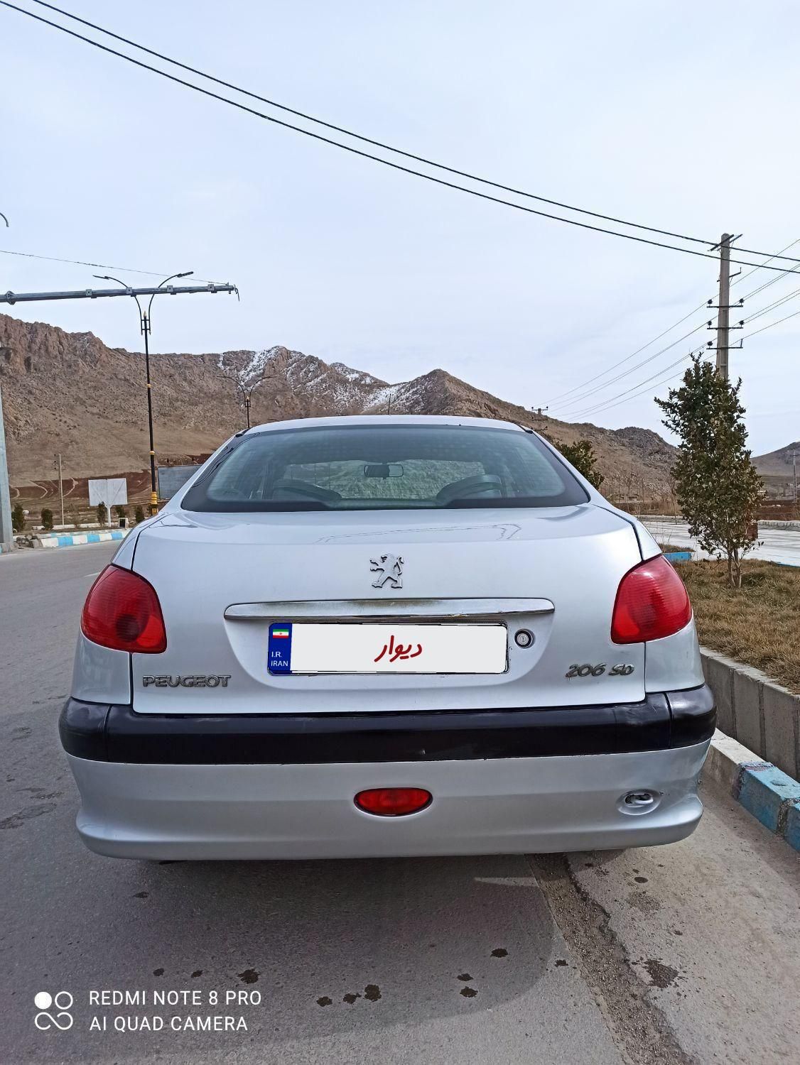 پژو ۲۰۶ صندوق دار v1 - 1386
