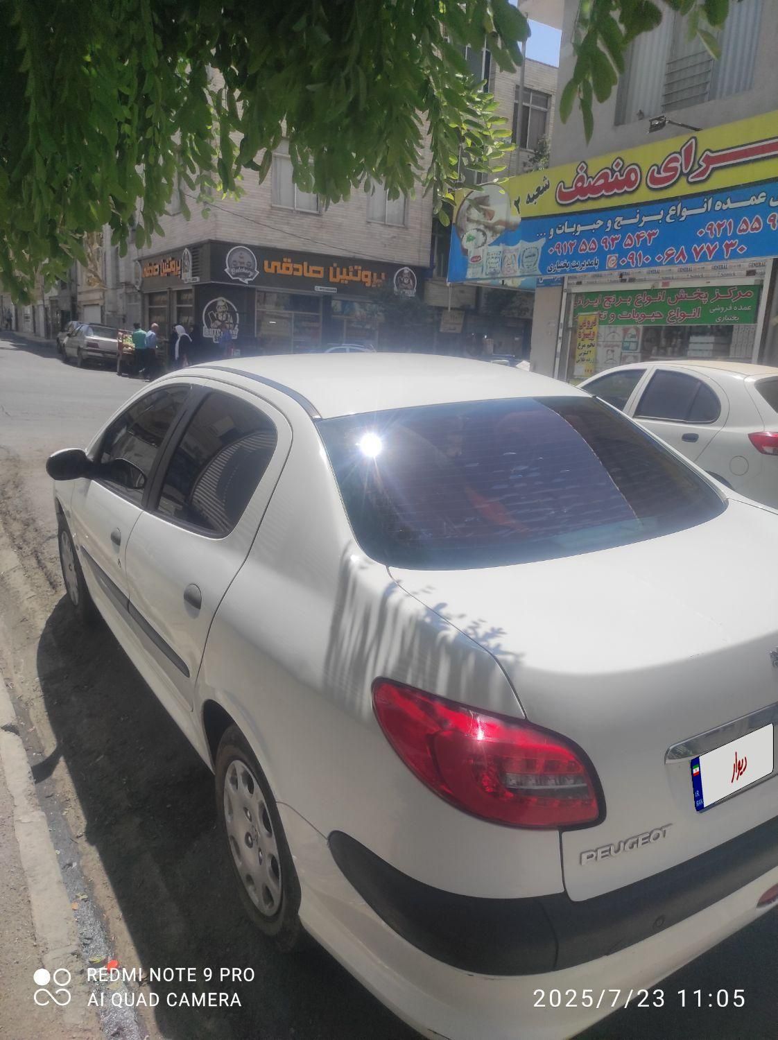 پژو ۲۰۶ صندوق دار v8 - 1398