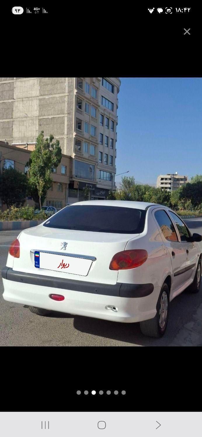 پژو ۲۰۶ صندوق دار v8 - 1393