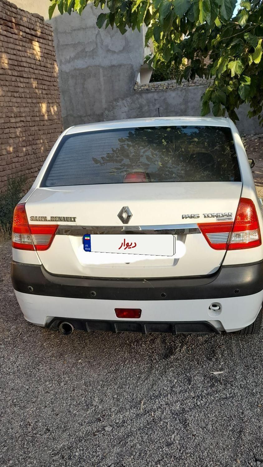 رنو پارس تندر گیربکس JHQ + مولتی مدیا - 1395