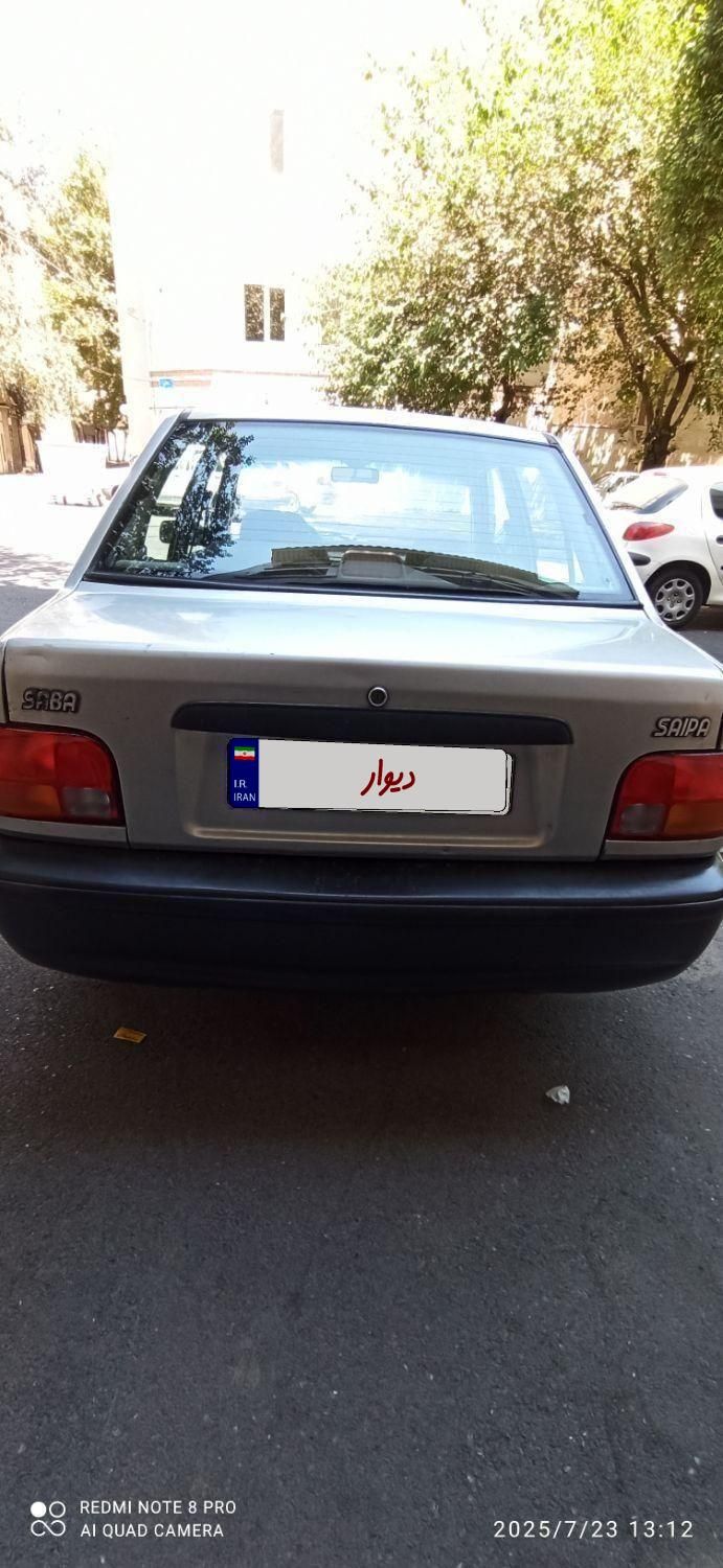 پراید صبا بنزینی - 1387
