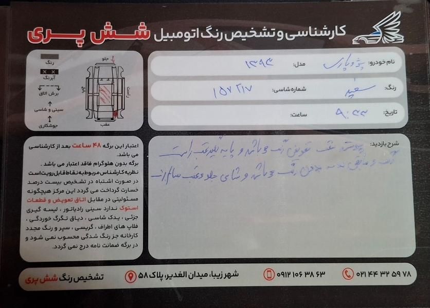 پژو پارس ELX-XU7P سفارشی - 1393