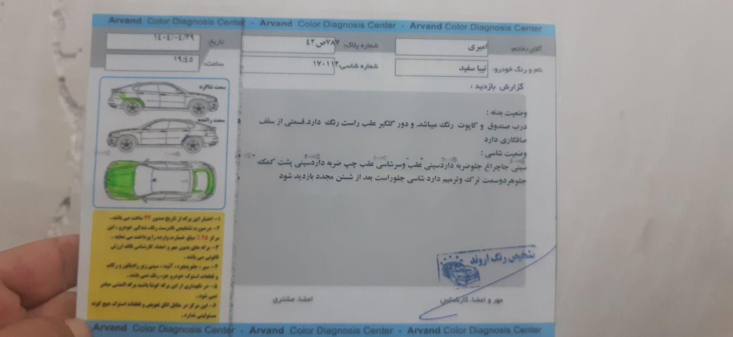 تیبا 2 EX رینگ آلومینیومی - 1397