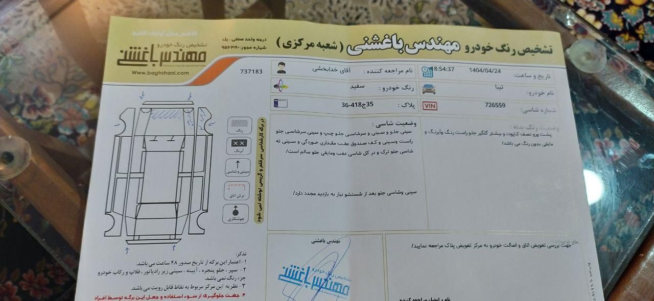 تیبا صندوق دار SX - 1395