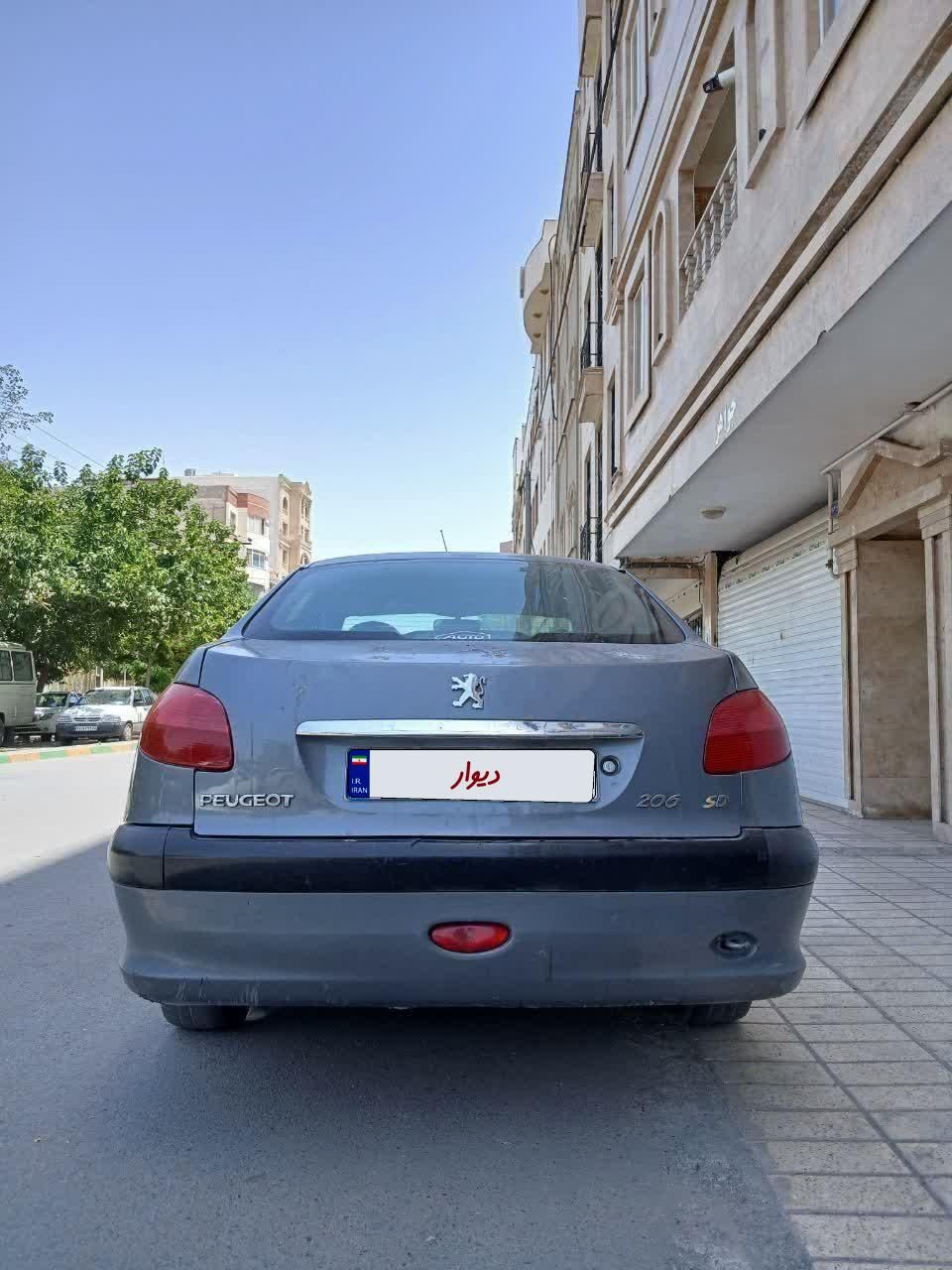 پژو ۲۰۶ صندوق دار v2 - 1387