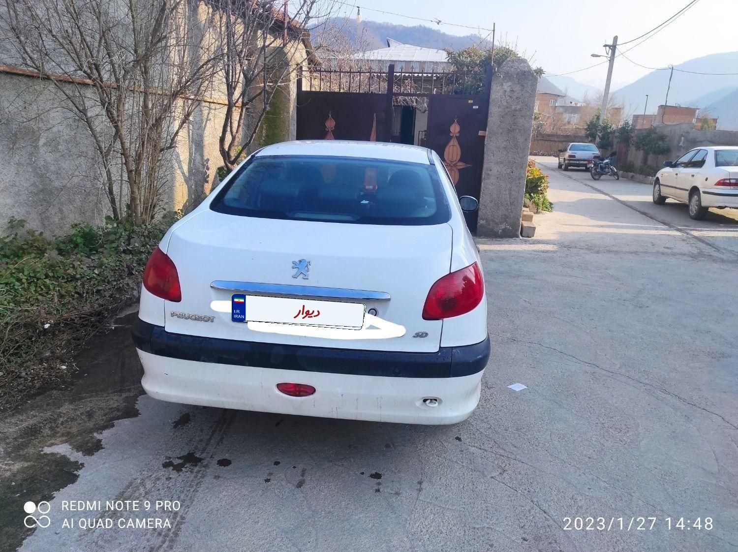 پژو ۲۰۶ صندوق دار v8 - 1396