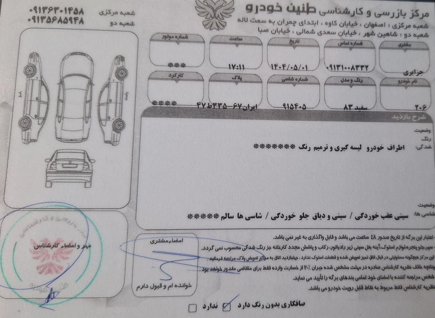پژو 206 تیپ 2 - 1383