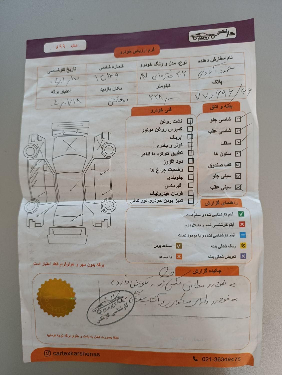 پژو 206 تیپ 3 - 1387