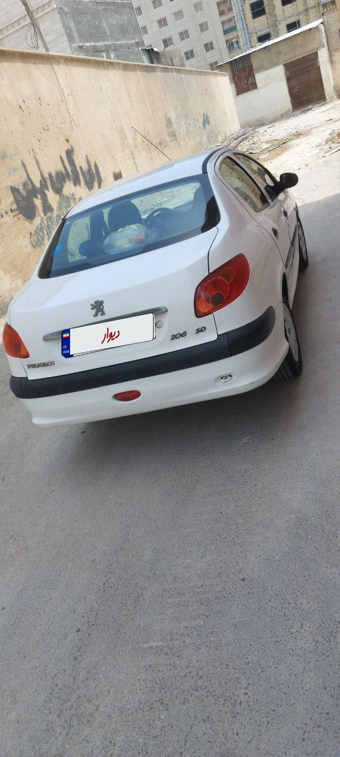 پژو ۲۰۶ صندوق دار v8 - 1395