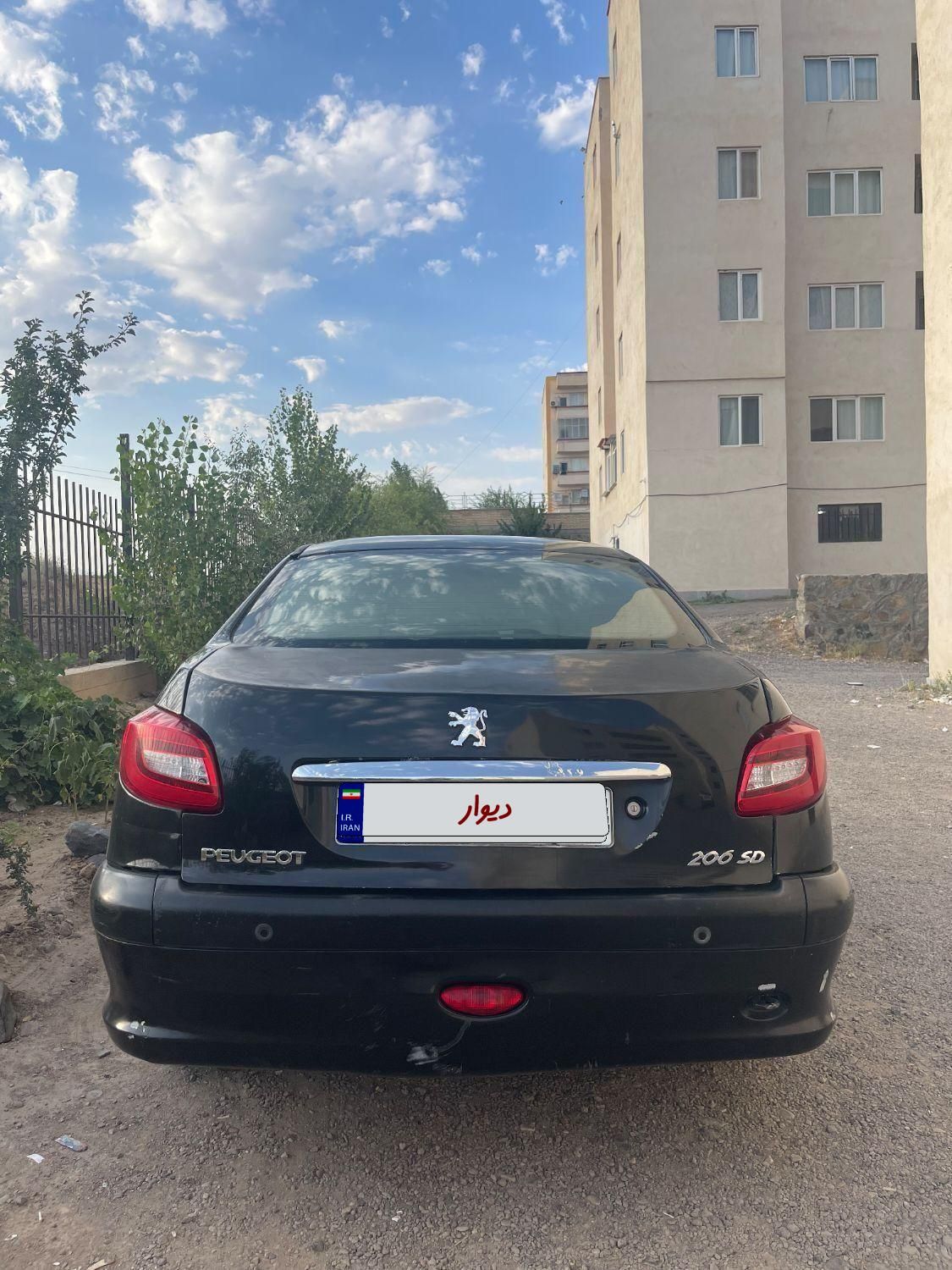 پژو ۲۰۶ صندوق دار v8 - 1395