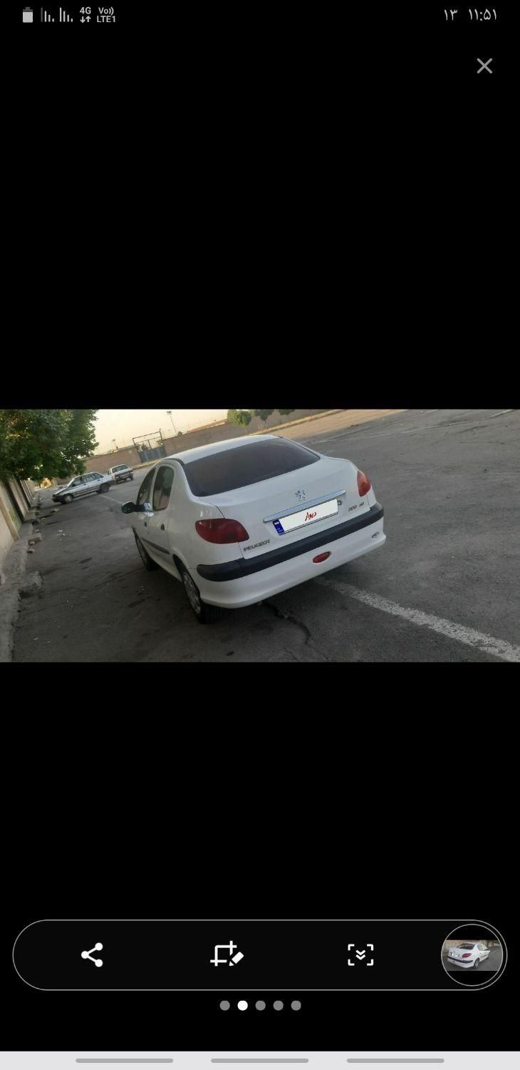 پژو ۲۰۶ صندوق دار v8 - 1393