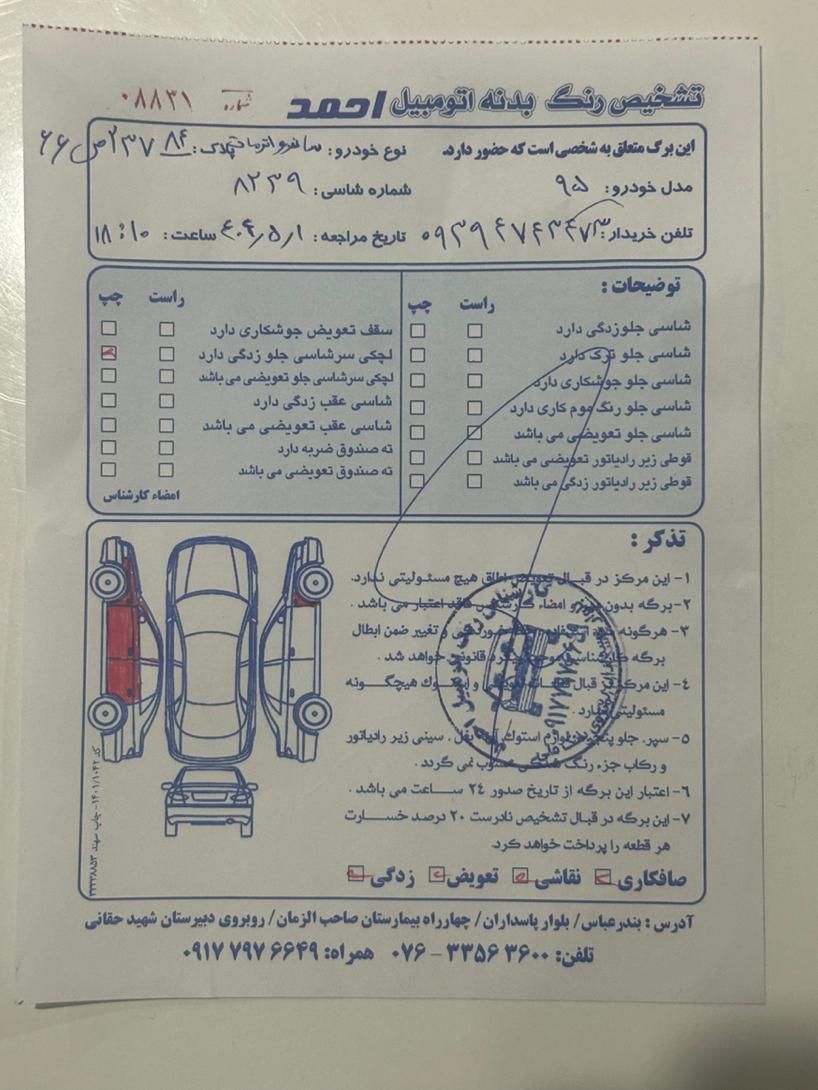 رنو ساندرو اتوماتیک - 1395