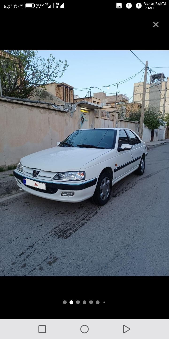 پژو پارس دوگانه سوز - 1386