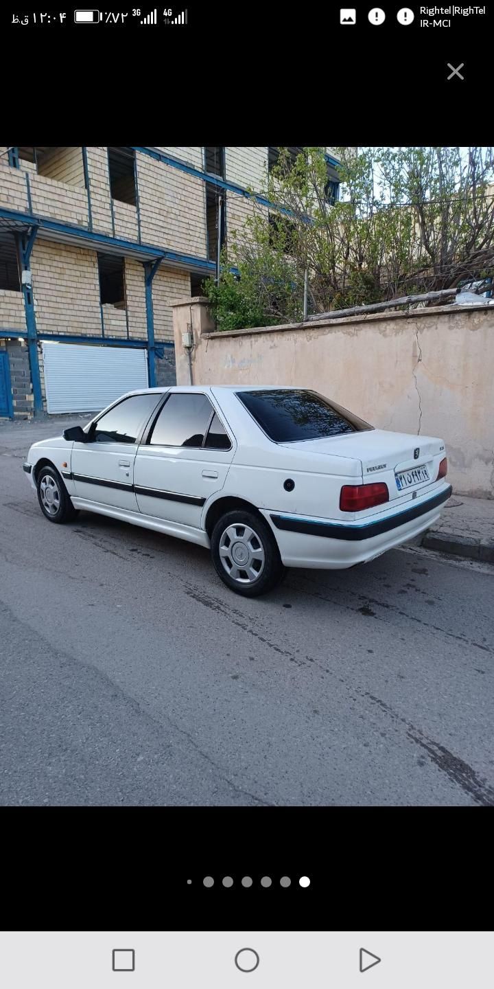 پژو پارس دوگانه سوز - 1386