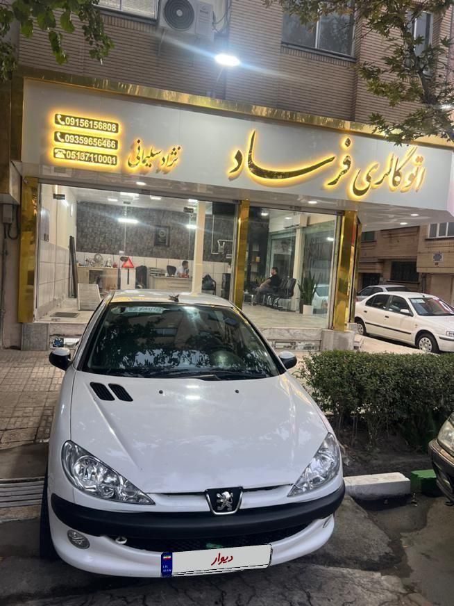 پژو ۲۰۶ صندوق دار v20 - 1389