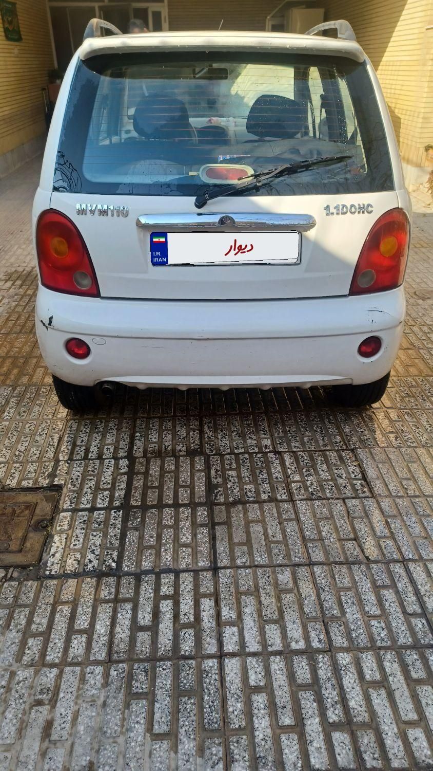 ام وی ام 110 چهار سیلندر دنده ای - 1391