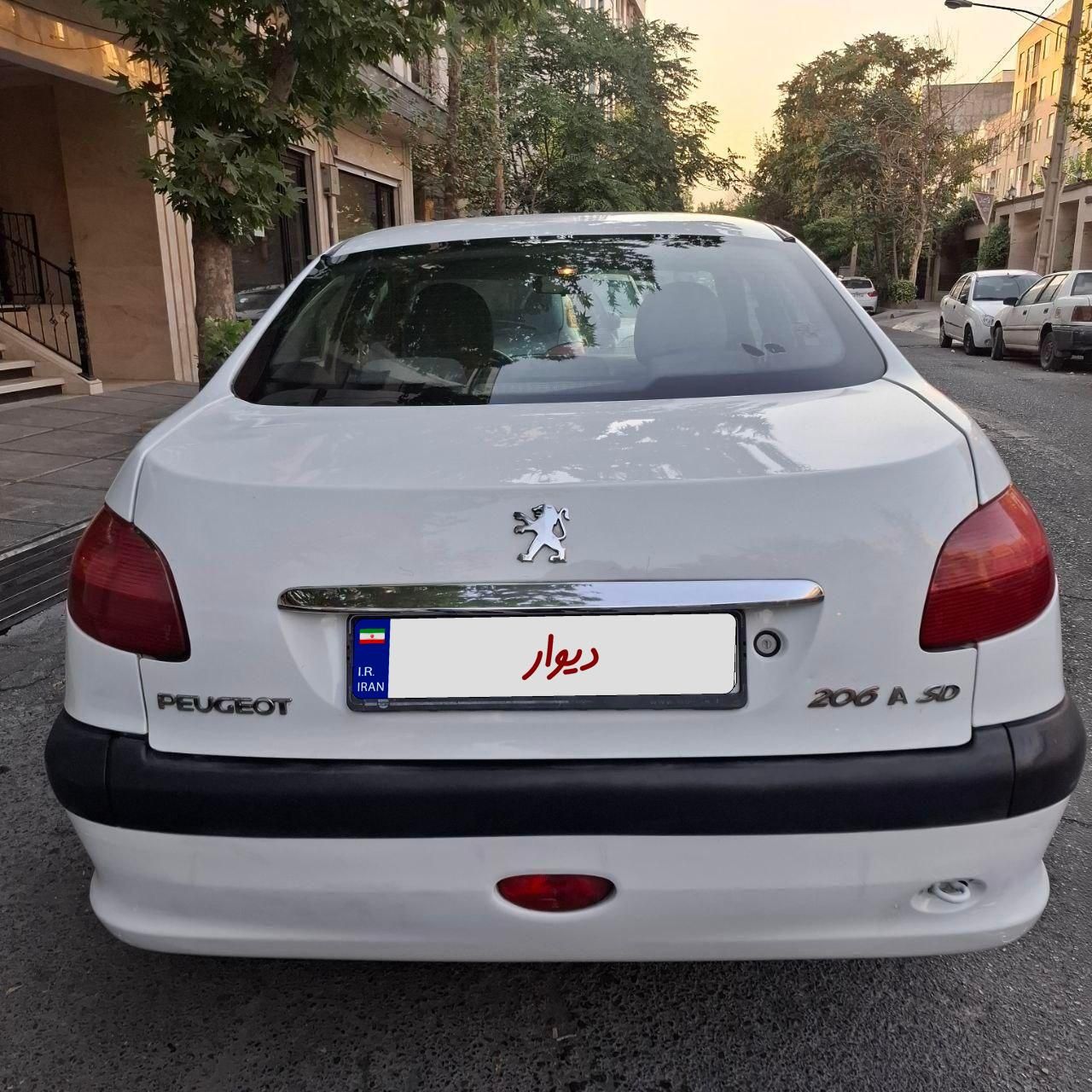 پژو ۲۰۶ صندوق دار v9 - 1387