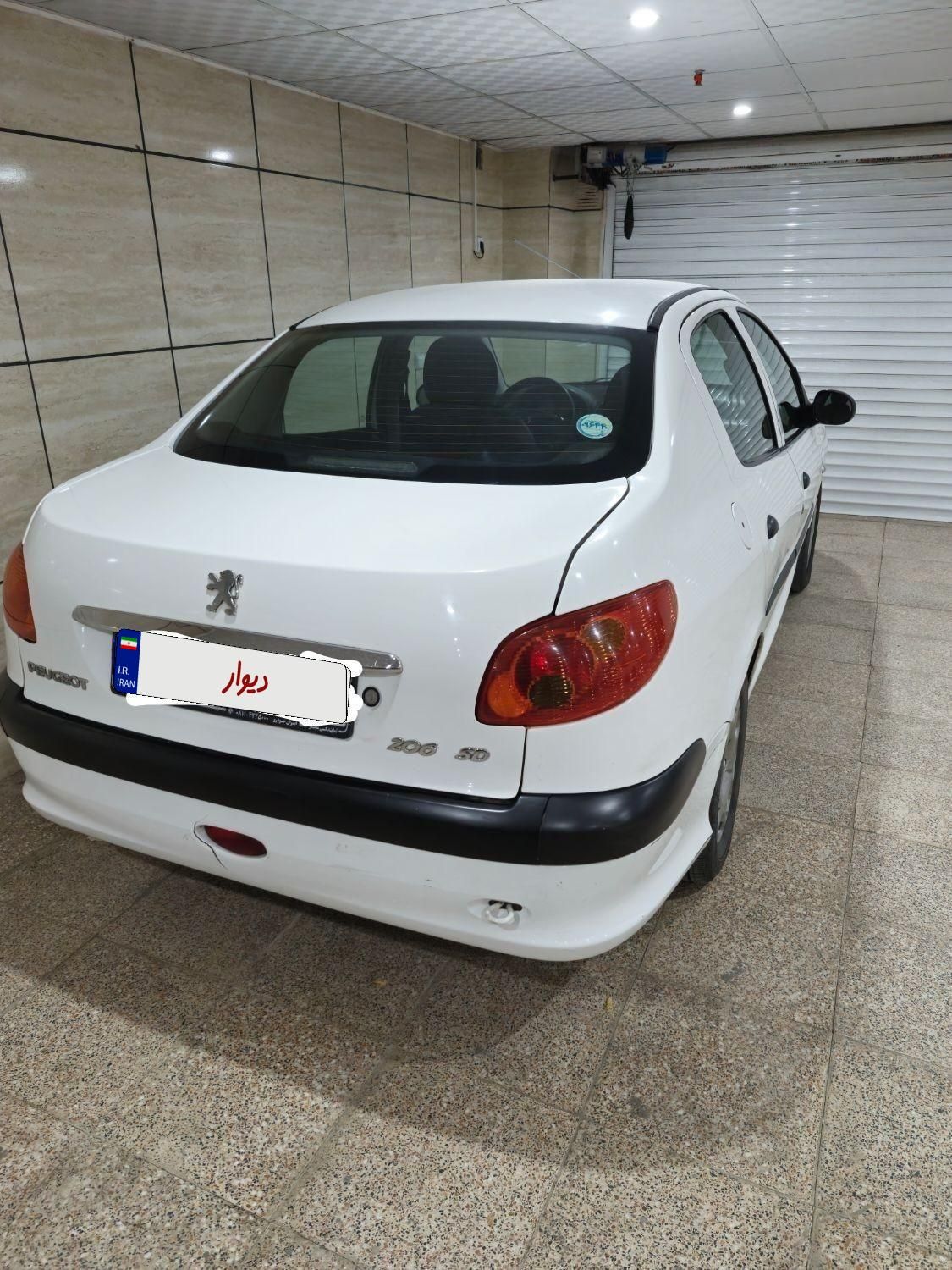پژو ۲۰۶ صندوق دار v8 - 1394