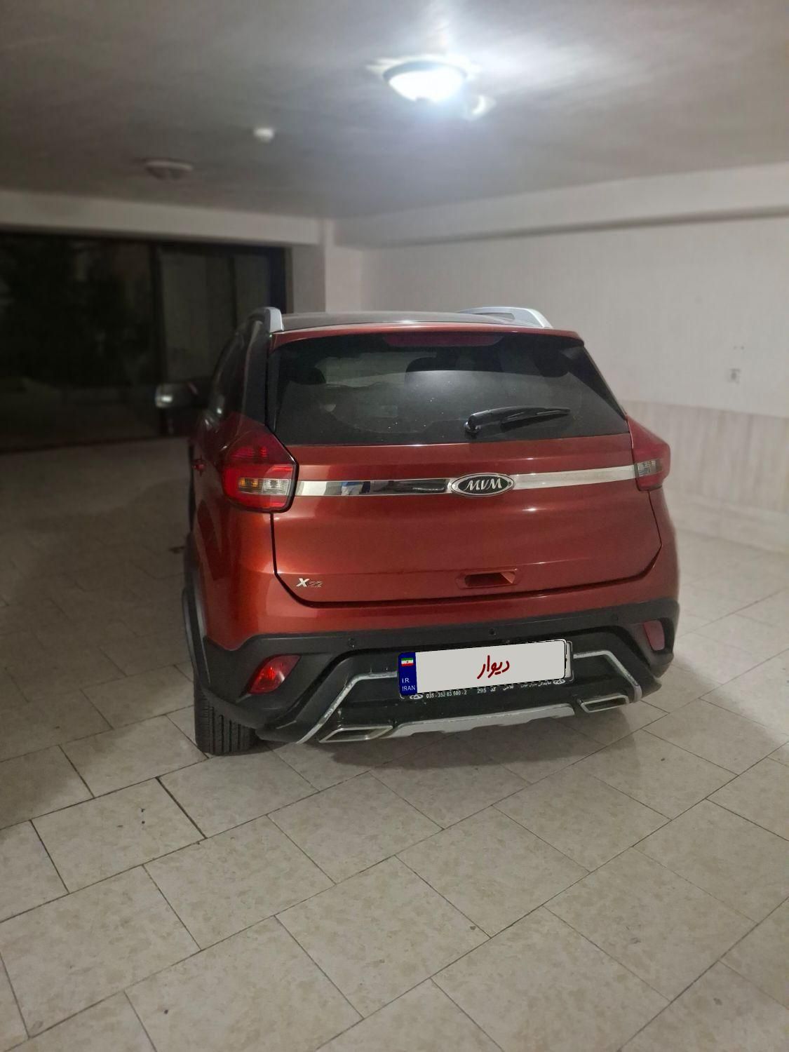 ام وی ام X22 اتوماتیک اسپرت اکسلنت - 1396