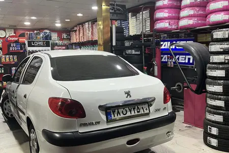 پژو ۲۰۶ صندوق دار v8 - 1389