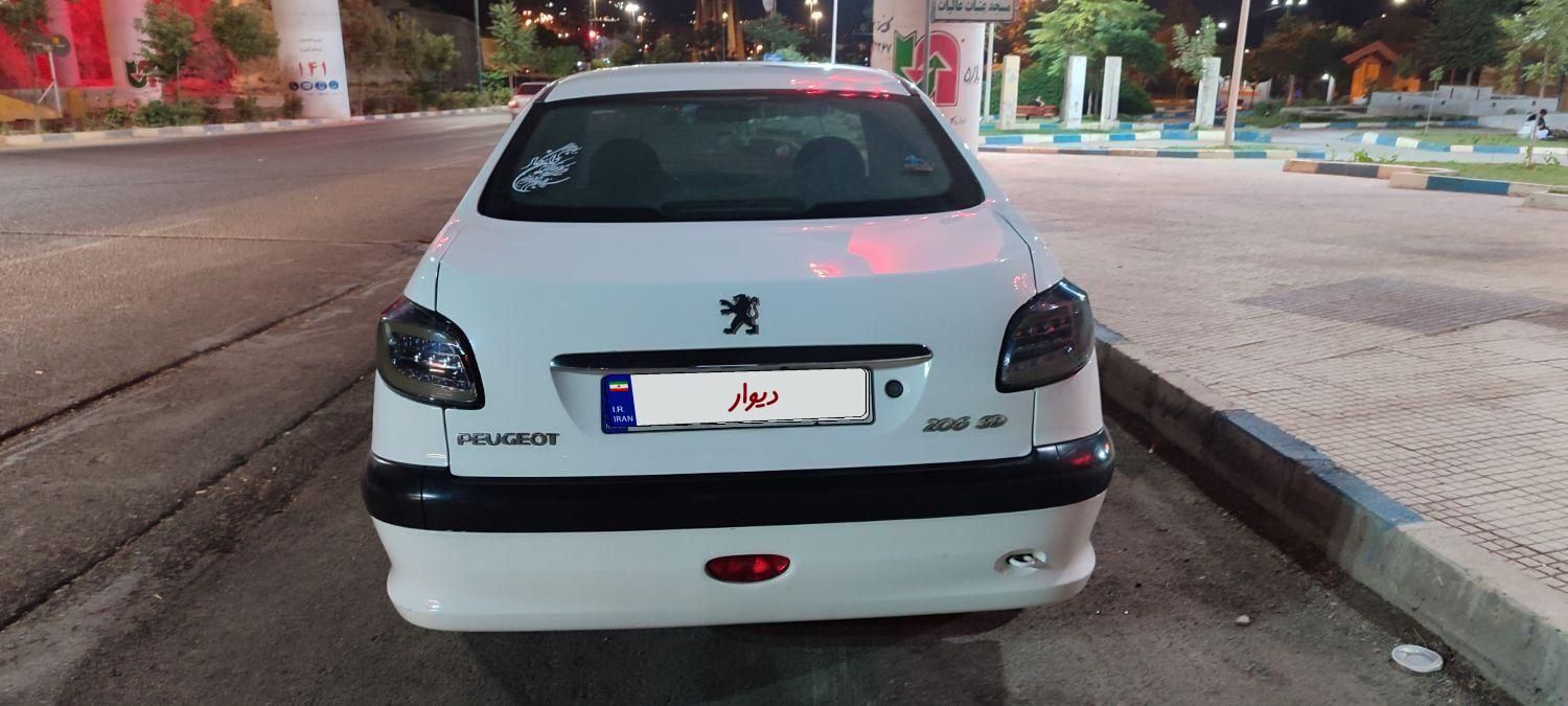 پژو ۲۰۶ صندوق دار v8 - 1390