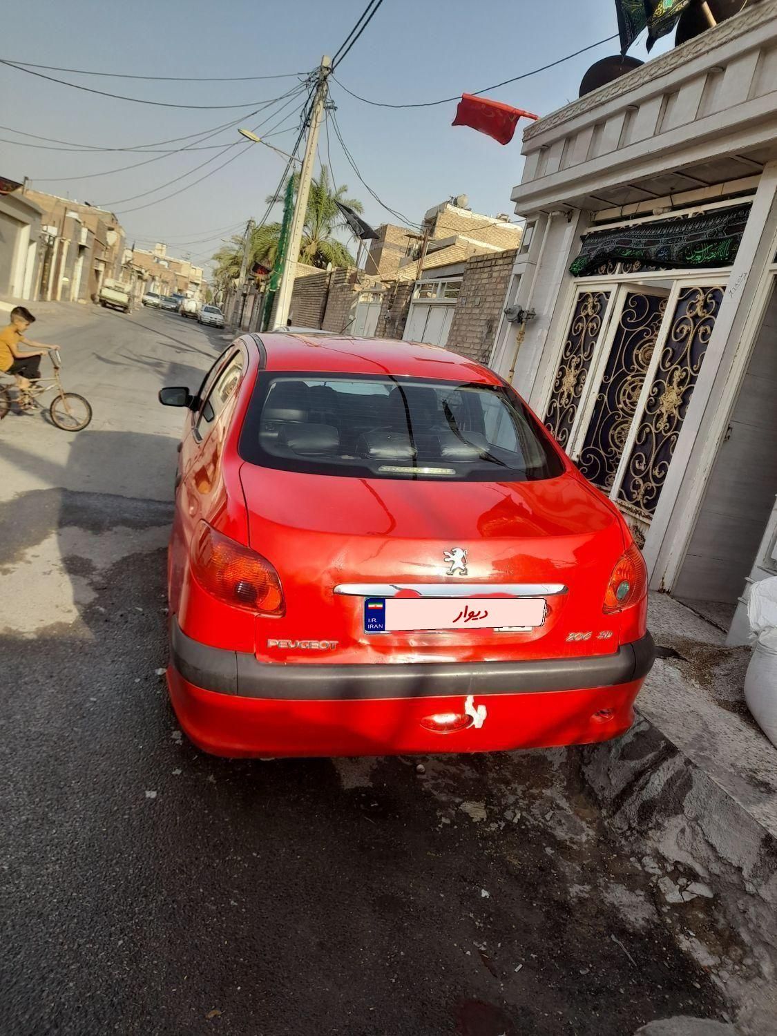 پژو ۲۰۶ صندوق دار v8 - 1390