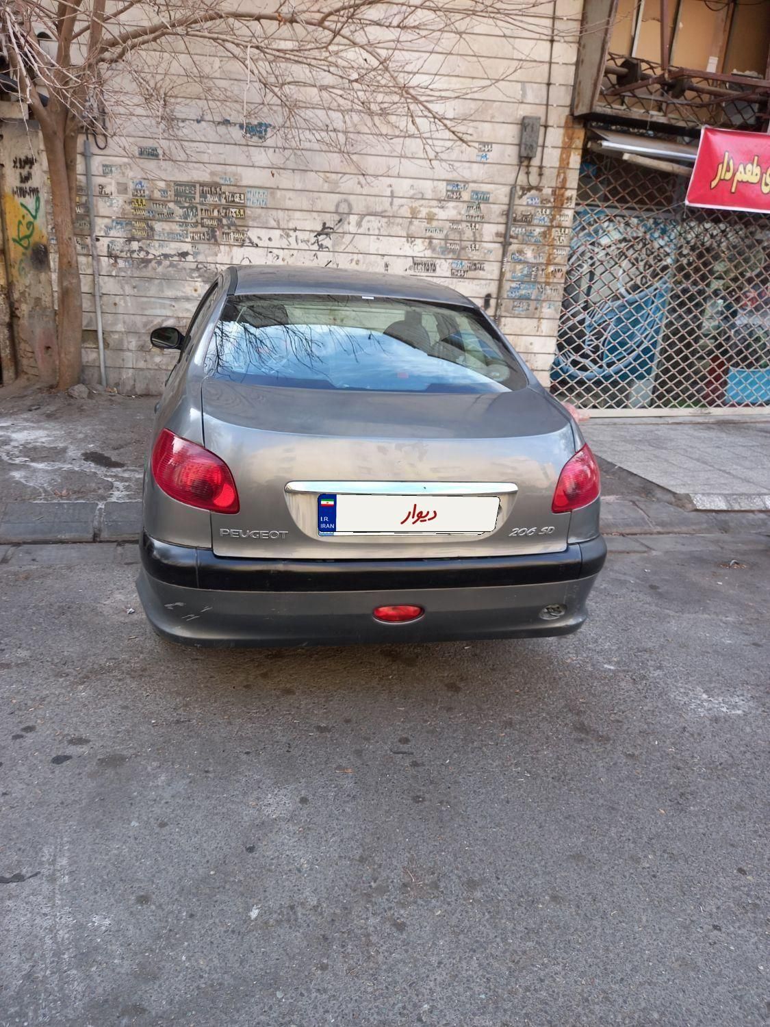 پژو ۲۰۶ صندوق دار v1 - 1386
