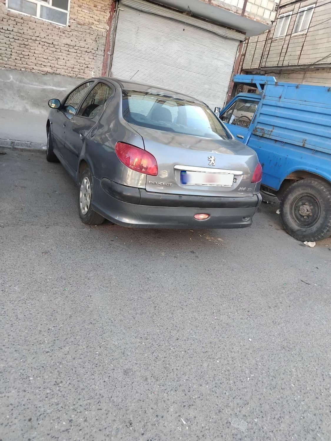 پژو ۲۰۶ صندوق دار v2 - 1391
