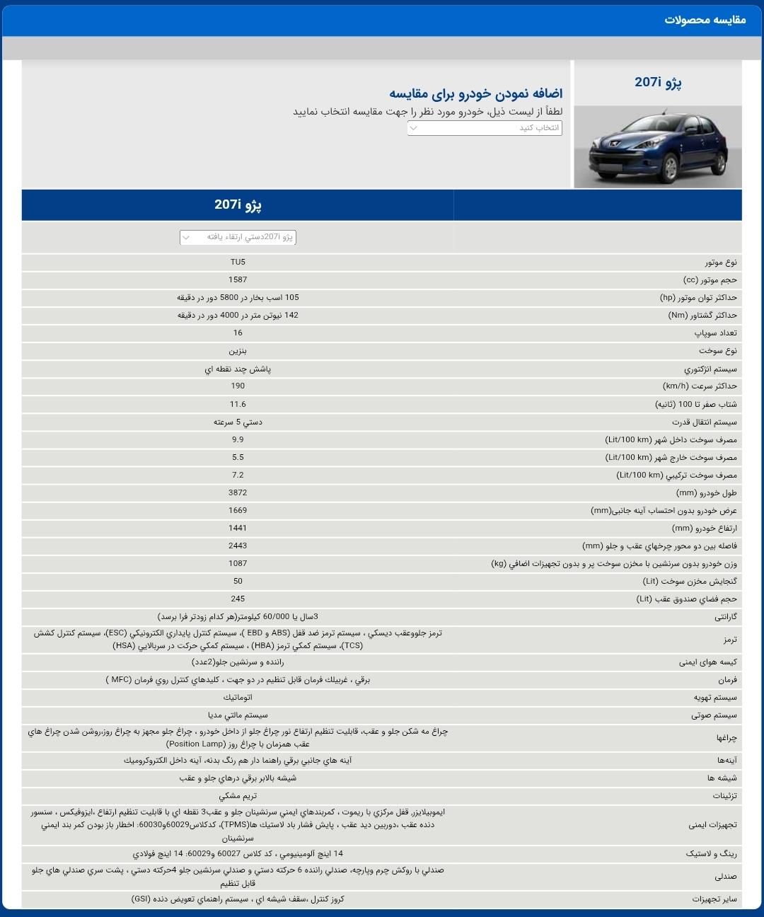 پژو 207 پانوراما دنده‌ای - 1403