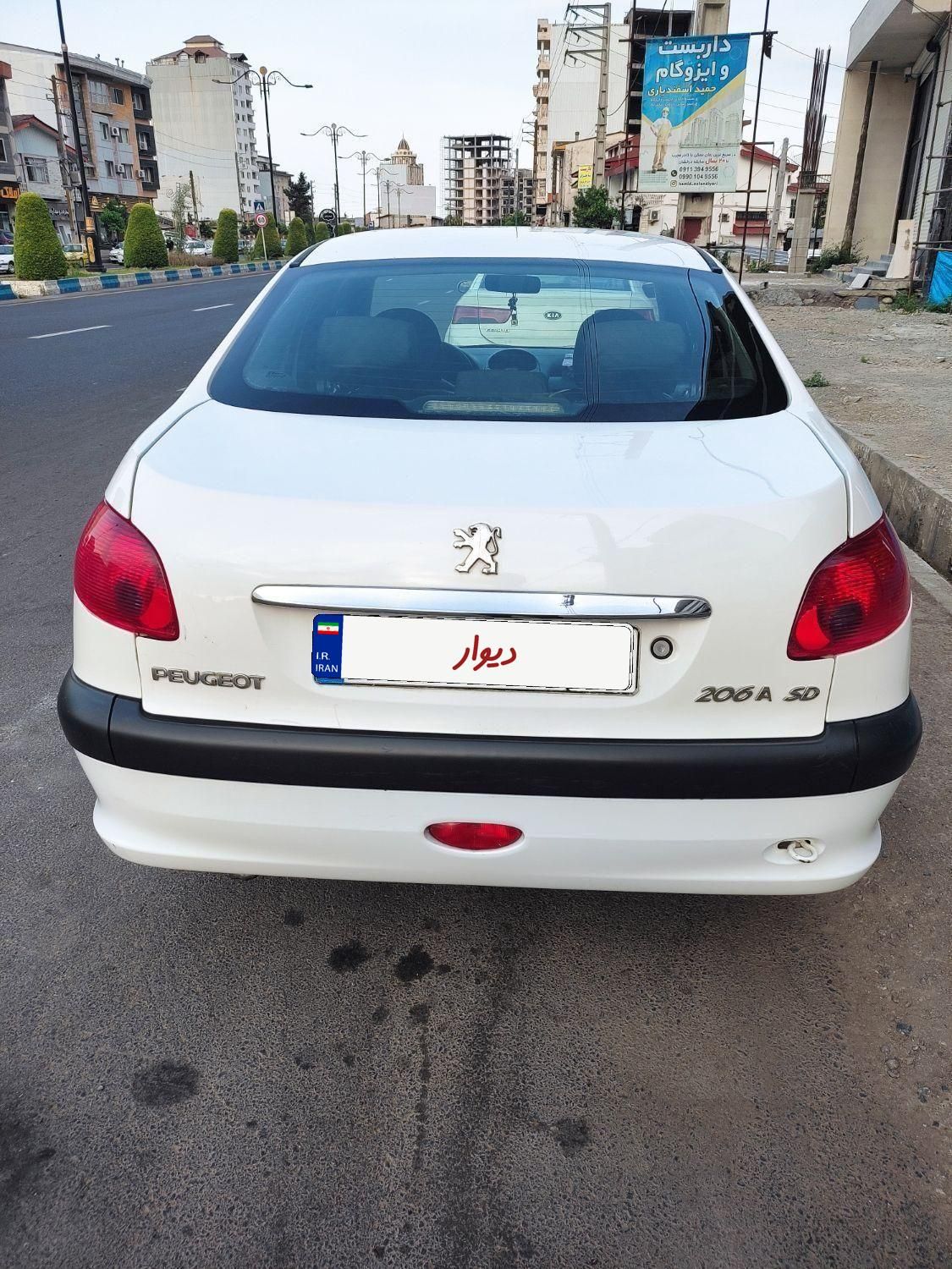 پژو ۲۰۶ صندوق دار v9 - 1387