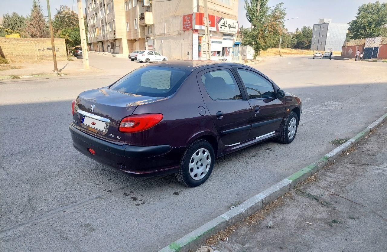 پژو ۲۰۶ صندوق دار v20 - 1390